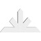 Ekena Millwork Saratoga Architectural Grade PVC Gable Bracket, 48"W x 28"H x 6"D x 6"F, 14/12 Pitch GBP048X28X0606SAR00 - alternate 2